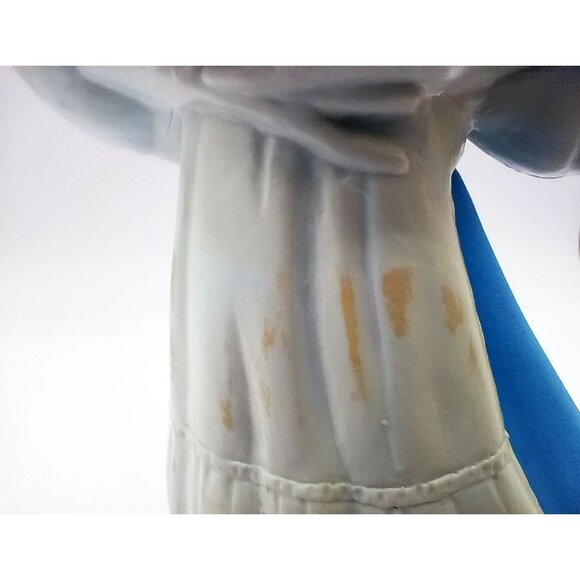 Avon Dutch Woman Figurine Holding Flowers Somewhere Cologne Bottle Vintage 7 In - Picture 5 of 14